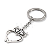 Animal 304 Stainless Steel Pendant Keychains KEYC-P017-A03-2