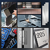 12Pcs 304 Stainless Steel Blank Sheets STAS-OC0001-38C-5
