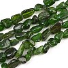 Natural Green Diopside Beads Strands G-G464-A01-01-2