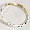 Vintage Zinc Alloy Hinged Bangles for Women JY4654-2-2