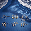 36Pcs 6 Styles Brass French Earring Hooks KK-BC0010-19-4