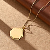 201 Stainless Steel Geometric Pendant Necklaces WGD60F5-05-1