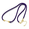 3MM Round Nylon Milan Cord Necklaces Making NJEW-H091-01G-23-1