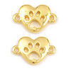 Brass Connector Charms KK-CBA5CB0-14G-1