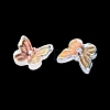 Electroplate Transparent Glass Beads EGLA-N057-03A-3