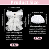 1 Pair Polyester False Sleeve AJEW-CY0003-11-2