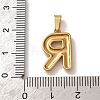 304 Stainless Steel Micro Pave Clear Cubic Zirconia Pendants CU-CBA703A-05G-R-3