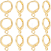 SUNNYCLUE 50Pcs Brass Leverback Earring Findings KK-SC0004-22G-1