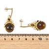 Natural Tiger Eye Dangle Earrings for Women EJEW-MZ00784-5