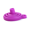 Portable Foldable Silicone Funnel Hopper AJEW-WH0104-40D-2