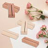 12Pcs 2 Colors Wooden Card Holders Base AJEW-GF0015-01-7