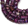 Dyed Synthetic Imperial Jasper Beads Strands GG-CBAA20A-02E-4