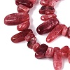 Dyed Natural Quartz Beads Strands G-Q606-24A-09-3