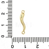 Brass Horn of Plenty Connector Charms KK-V002-20G-3