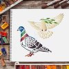 Large Plastic Reusable Drawing Painting Stencils Templates DIY-WH0202-217-6