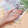 125Pcs 10 Style Transparent Acrylic Beads TACR-YW0001-38-8