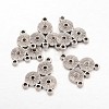 Alloy Rhinestone Connector Settings X-EA10684Y-2