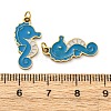304 Stainless Steel Enamel Pendants STAS-E550-56G-3