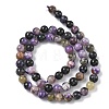 Natural Charoite Beads Strands G-C270-O03-02-3