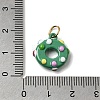 Printing 304 Stainless Steel Pendants STAS-K304-08A-G-3