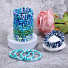 Handmade Polymer Clay Heishi Surfer Stretch Bracelets Set BJEW-SW00099-03-3