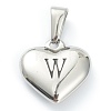 304 Stainless Steel Pendants STAS-P278-01W-P-1
