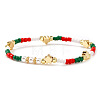 Christmas Acrylic Beads Stretch Bracelets QX4351-5-1