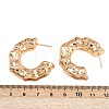 Brass Stud Earrings EJEW-H168-01G-5