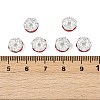 Brass Grade A Rhinestone Spacer Beads RSB030NF-08-2