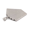 304 Stainless Steel Pendants STAS-K283-22P-01-2