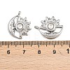 304 Stainless Steel Rhinestone Pendants STAS-Z166-24P-04-3