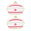Medical Theme Alloy Enamel Pendants AL-CBA2919-03G-05B-1