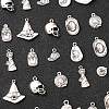 100Pcs 10 Styles Tibetan Style Alloy Pendants TIBEP-CJ0003-09-3