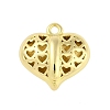 Hollow Brass Pendants for Valentine's Day KK-M289-03I-G-1