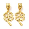 Tibetan Style Alloy European Dangle Charms PALLOY-F199-26G-1