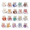 Transparent Resin Enamel Beads RESI-G119-10-1