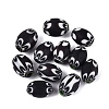 Handmade Millefiori Glass Barrel Beads LA-N002-05C-1
