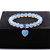 Synthetic Opalite Stretch Bracelets ZS4670-2-1