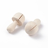 (Defective Closeout Sale: crack)Schima Superba Wooden Mushroom Children Toys WOOD-XCP0001-46A-2