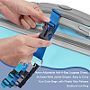   4Pcs 4 Style Nylon Adjustable Add-A-Bag Luggage Strap & Polyester Luggage Straps FIND-PH0007-06-WH-7