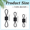 24Pcs 3 Styles Nylon with Rubber Tactical Gear Holder Clip FIND-FG0005-61C-2