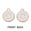 Golden Plated Enamel Alloy Charms ENAM-SZ0001-26A-C-2