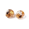 Handmade Gold & Silver Foil Glass Beads FOIL-Q003-01I-3