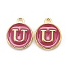 Golden Plated Alloy Enamel Charms LS-ENAM-S118-08U-1