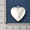 Heart Brass Locket Pendants KK-K414-12D-S-3