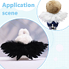 4Pcs 2 Colors Feather Wings Costume for Dolls Miniature Accessories DIY-ME0003-63-5