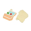 Alloy Enamel Pendants AL-CBA6AEB-01G-02-2