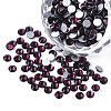 Glass Flat Back Rhinestone Cabochons RGLA-S002-12SS-22-1