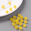 Transparent Acrylic Beads Caps PL543-2-7