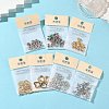 SHEGRACE Brass Cubic Zirconia Beads XGRQ4H151-682G-C-5